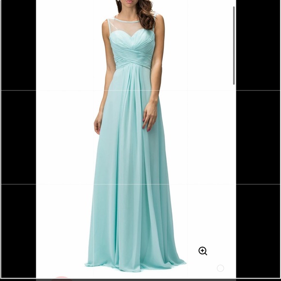 Lilac/ lavender A-line Gown - Picture 3 of 4